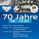 70-jähriges Jubiläum