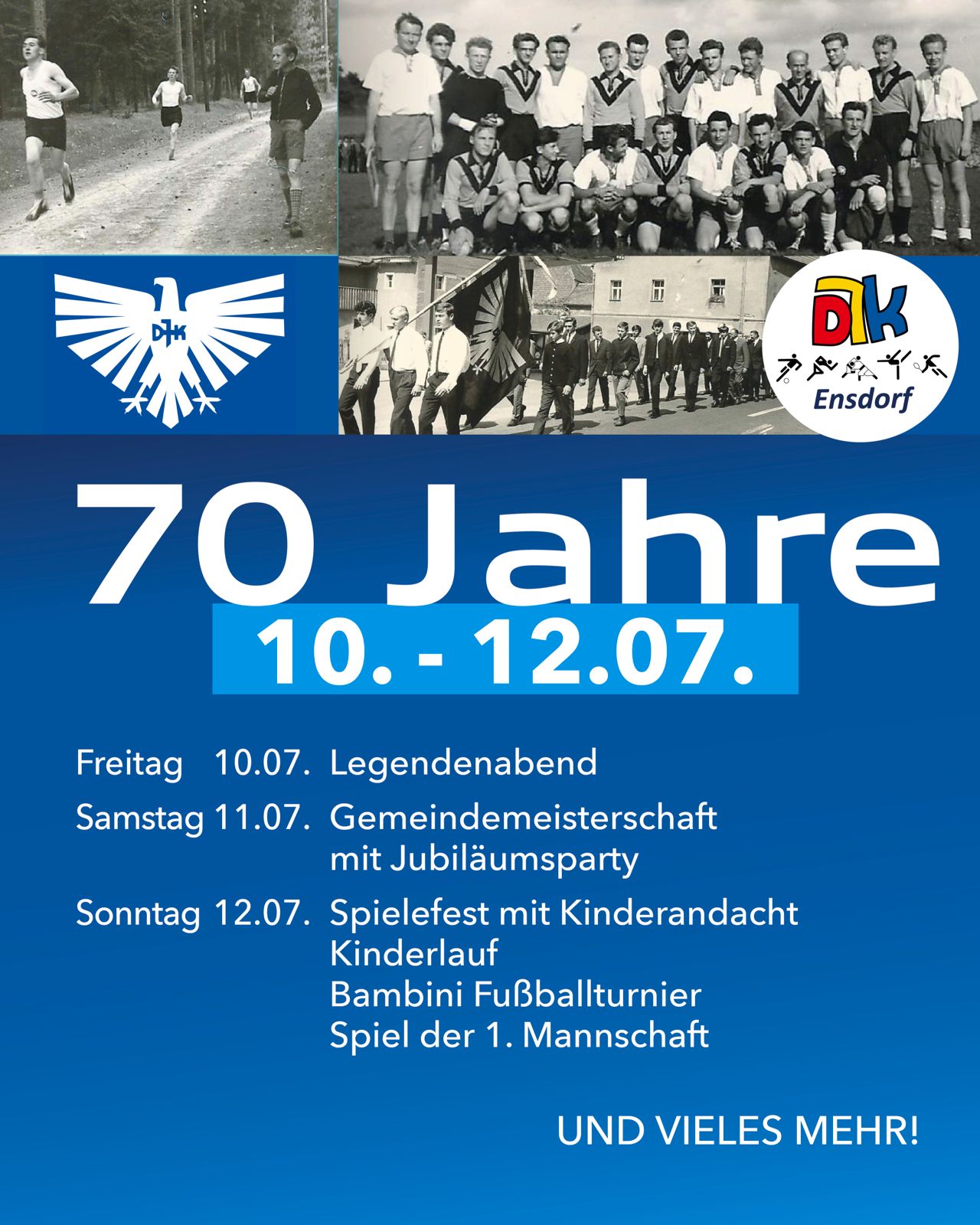 70-jähriges Jubiläum